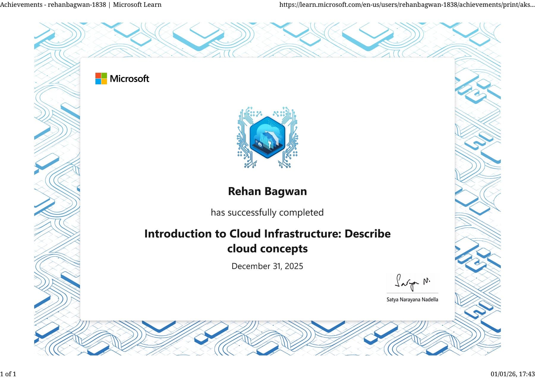 Introduction to Cloud Infrastructure