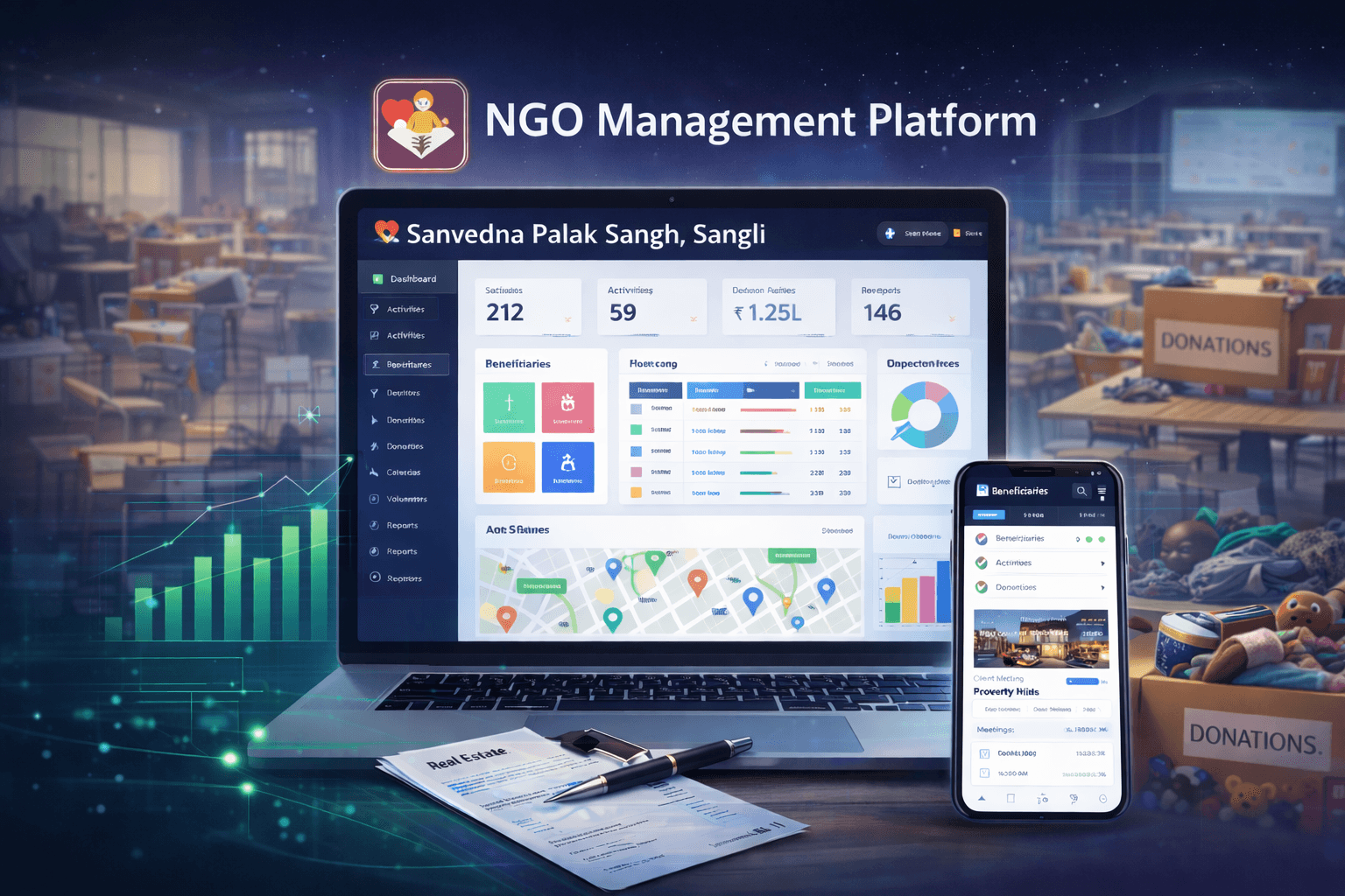 Sanvedana Palak Sangh — Digital NGO Platform image 1